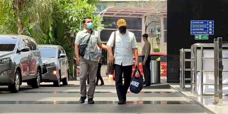 Wakil Ketua DPRD Jawa Timur Sahat Tua Simanjuntak telah tiba di gedung KPK/RMOL