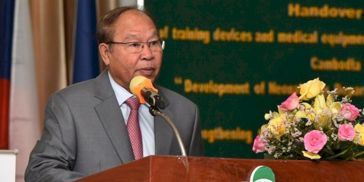 Menteri Kesehatan Kamboja Mam Bun Heng/Net