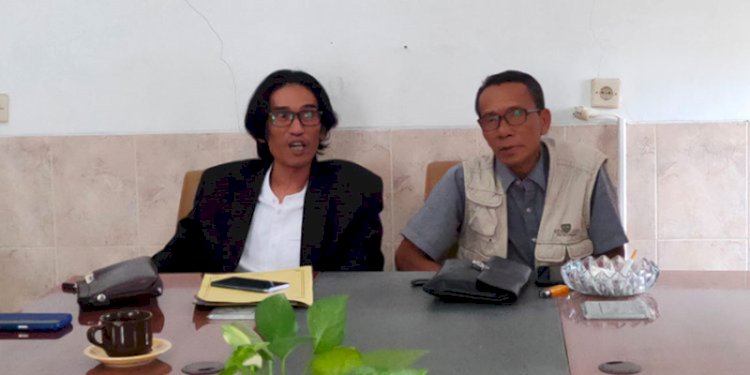 Anggota DPRD Kabupaten Indramayu, Ruyanto, dan Kuasa Hukum Syamsul Bahri Siregar/Ist