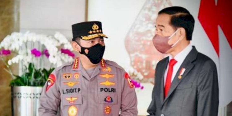 Presiden Republik Indonesia, Joko Widodo dan Kapolri Jenderal Listyo Sigit Prabowo/Net
