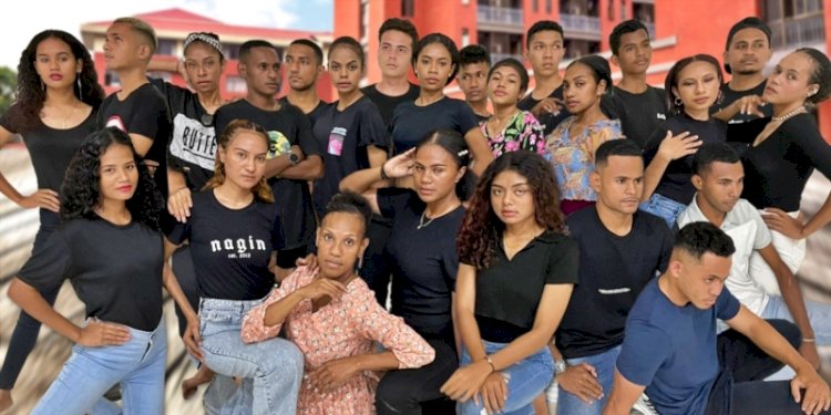 Anak-anak muda Papua lolos seleksi pemilihan model untuk tampil pada acara peresmian gedung Papua Youth Creative Hub (PYCH) di Jayapura, Papua/Ist
