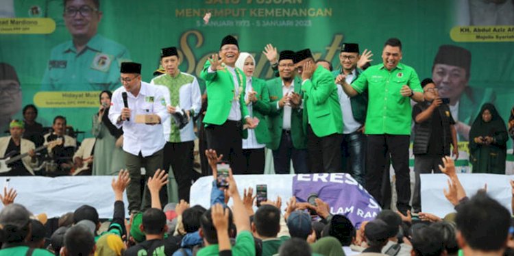 Plt Ketum PPP, Muhammad Mardiono, ajak kader perkuat suara pada Pemilu 2024/Net