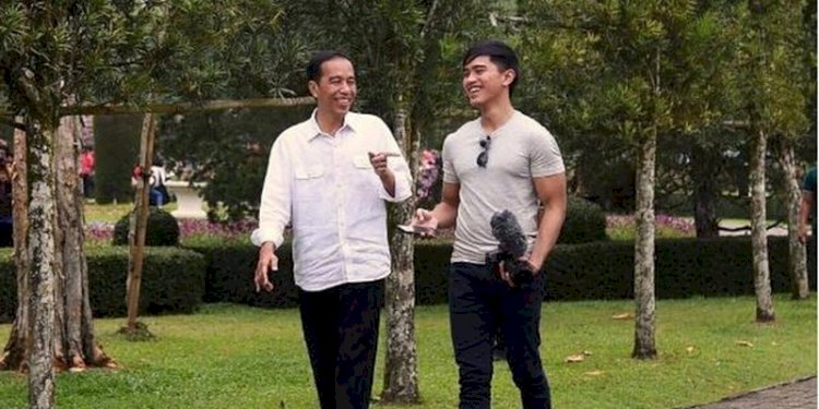 Kaesang Pangarep bersama Presiden Joko Widodo/Net
