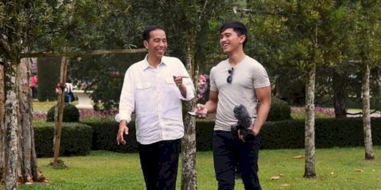 Presiden Joko Widodo dan Kaesang Pangarep/Net