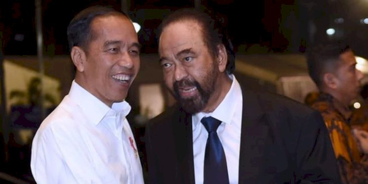 Presiden Joko Widodo dan Ketua Umum Partai Nasdem Surya Paloh/Net