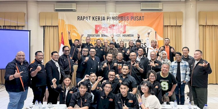 Pengurus Pusat Persatuan Seniman Komedi Indonesia (PaSKI) Periode 2022-2026 menggelar rapat kerja (raker) di Grand Cempaka Resort, Cipayung pada 4-5 Februari 2023/Ist