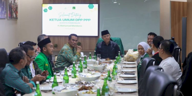 Pelaksana Tugas (Plt) Ketua Umum Partai Persatuan Pembangunan (PPP) Muhamad Mardiono saat di Makassar/Net