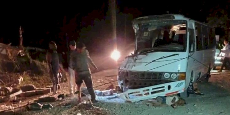 Bus yang membawa migran jatuh ke jurang di Provinsi Chiriqui Panama/Net