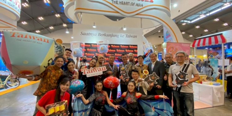 Booth Paviliun Taiwan di acara Astindo Travel Fair/Ist
