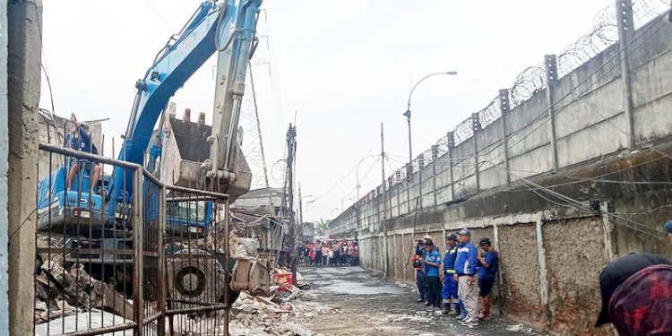 Kondisi terkini di lokasi terdampak ledakan Depo Pertamina Plumpang, Jakarta Utara/RMOL