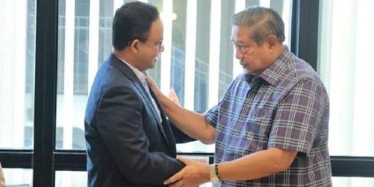 Bakal calon presiden, Anies Baswedan dan Presiden keenam RI Susilo Bambang Yudhoyono (SBY)/Net