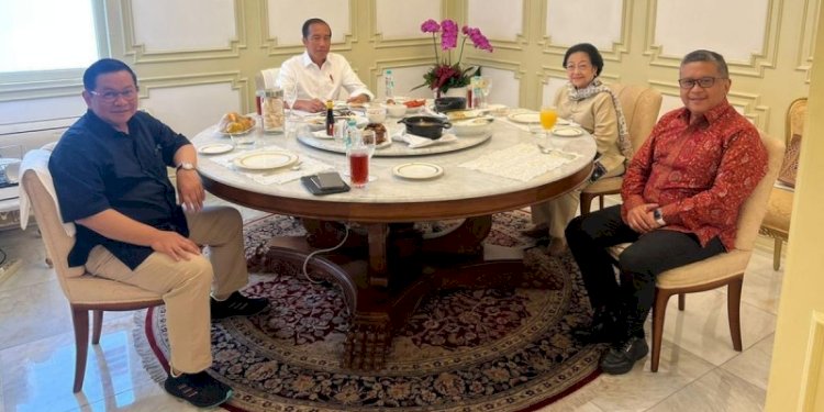  Pertemuan Presiden Joko Widodo dengan Ketua Umum PDI Perjuangan Megawati Soekarnoputri/Ist