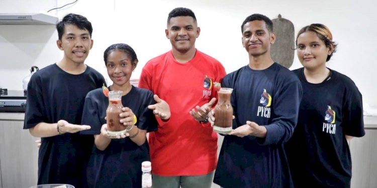 Anak muda Papua berkreasi makanan di PYCH Cafe/Ist