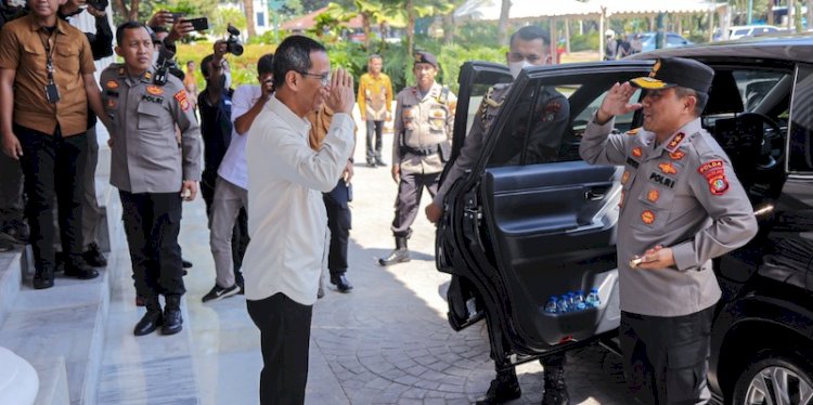 Pj Gubernur DKI Jakarta, Heru Budi Hartono saat menerima kunjungan Kapolda Metro Jaya, Irjen Karyoto/RMOL