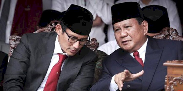 Sandiaga Salahuddin Uno dan Prabowo Subinato/Net