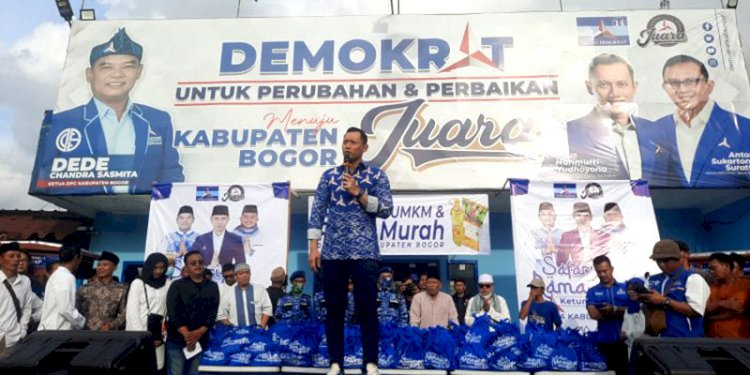 Ketua Umum Partai Demokrat, Agus Harimurti Yudhoyono (AHY) saat Safari Ramadhan di Bogor/RMOLJabar