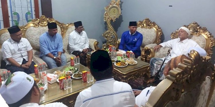 AHY saat sowan di Ponpes Banyuanyar Pamekasan/Ist