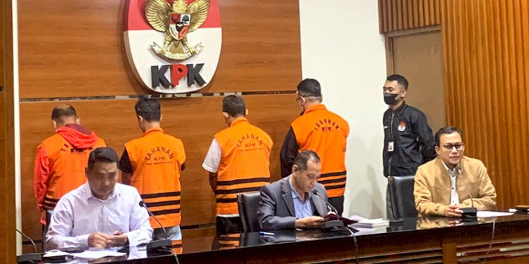 Konferensi pers KPK menetapkan Walikota Bandung Yana Mulyana dan 5 orang lainnya sebagai tersangka kasus dugaan suap pengadaan CCTV dan jaringan internet/RMOL