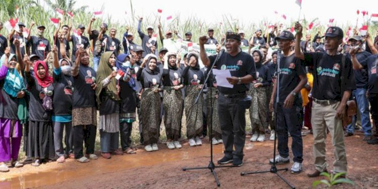 Relawan Petani Tebu di OKI deklarasikan dukungan bagi Ganjar Pranowo/Ist