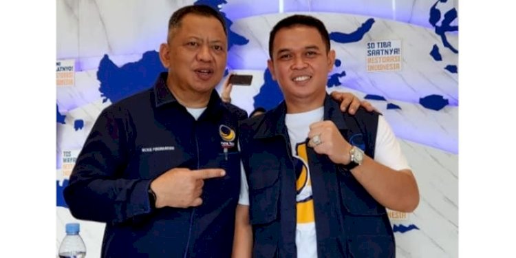 Bacaleg Nasdem Rickie Ferdinansyah, (kiri) dan HZM/Repro