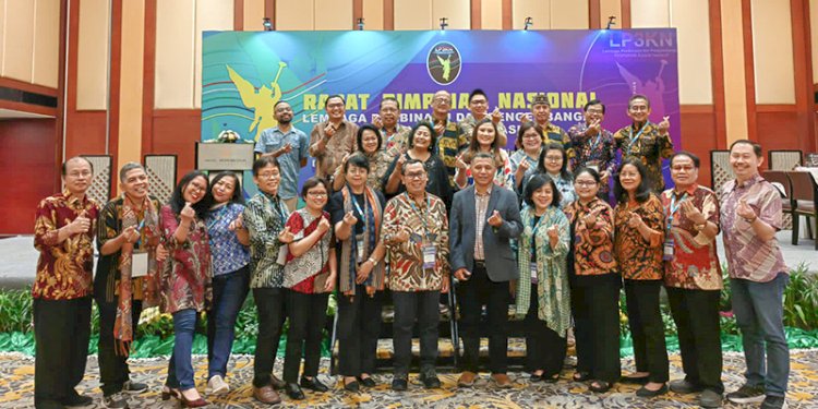 Rapimnas Lembaga Pembinaan Pengembangan Pesparani Katolik Nasional (LP3KN) yang berlangsung di Hotel Borobudur, Jakarta, pada 12-14 Mei 2023/Ist