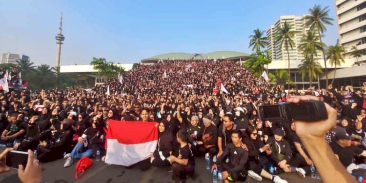 Pendudukan gedung DPR/MPR RI oleh massa Aldera pada tgl 21 Mei 2023/Ist