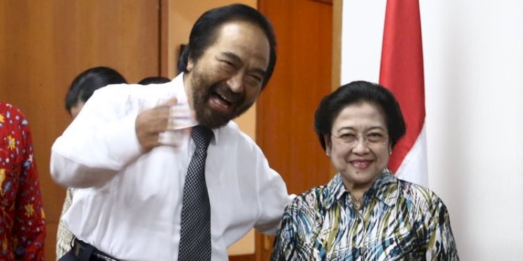  Ketua Umum Partai Nasdem Surya Paloh dan Ketua Umum PDI Perjuangan Megawati Soekarnoputri/Net