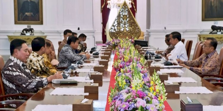 Pertemuan Presiden Joko Widodo dan Purnawirawan TNI di Istana Negara, Jakarta/Net
