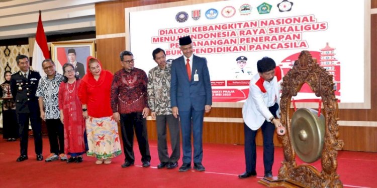 Acara Dialog Kebangkitan Nasional Menuju Indonesia Raya sekaligus Pencanangan Penerapan Buku Pendidikan Pancasila yang diselenggarakan oleh BPIP/Ist