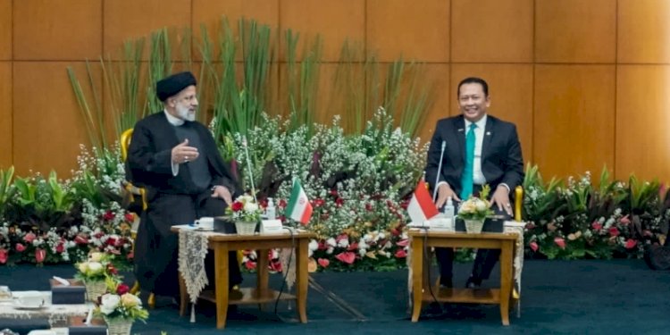 Ketua MPR RI Bambang Soesatyo menerima kunjungan Presiden Iran Seyyed Ebrahim Raisi/Ist