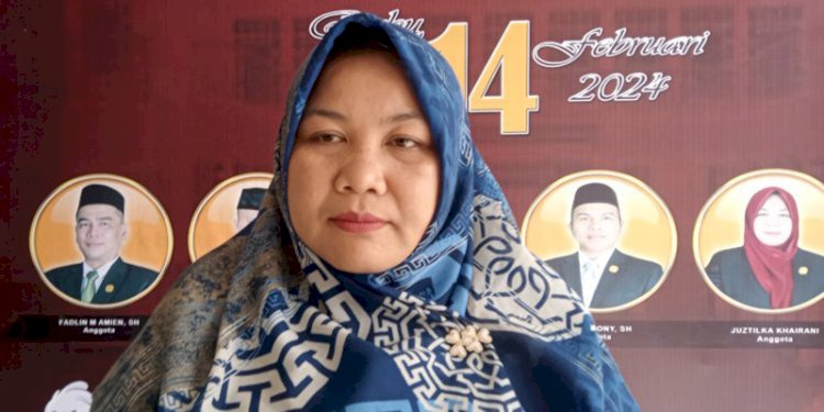 Komisioner Bidang Teknik KPUD Muara Enim, Justilka Hariani/Ist