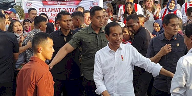 Presiden RI, Joko Widodo, menghadiri acara Relawan GK-Center di Balai Sarwono, Jakarta Selatan/Net