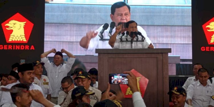 Ketua Umum Gerindra, Prabowo Subianto di Kota Bogor/RMOLJabar