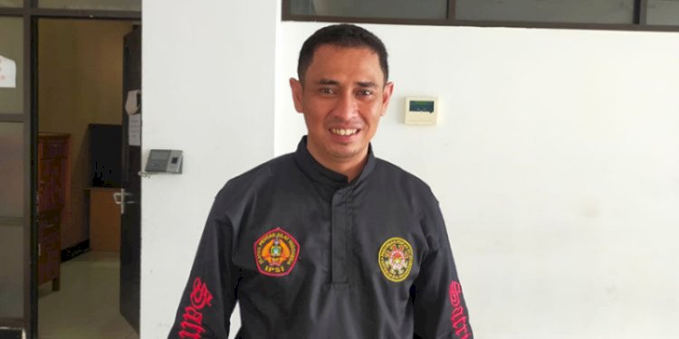 Ketua DPC PPP KBB, Muhammad Yusuf Hasanudin, usai menghadiri Pengukuhan Korwil SMI KBB/RMOLJabar