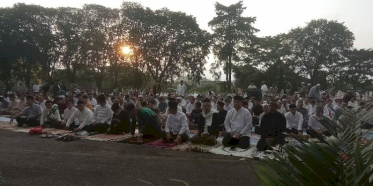 Shalat Iduladha 1444 H di Lapangan Saburai, Bandar Lampung/RMOLLampung