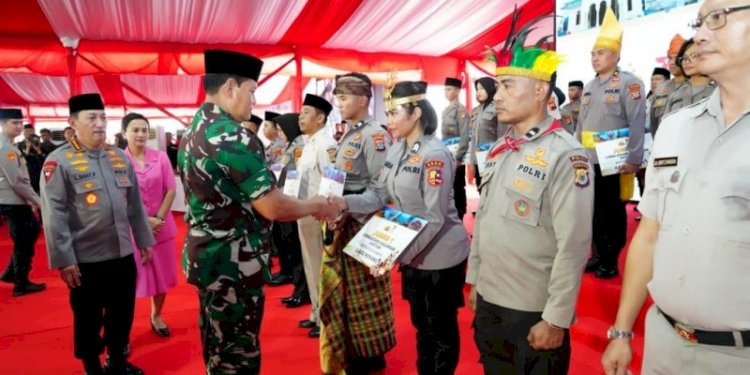 Panglima TNI Laksamana TNI Yudo Margono saat menghadiri acara Doa Bersama Lintas Agama yang diadakan Polri/Ist