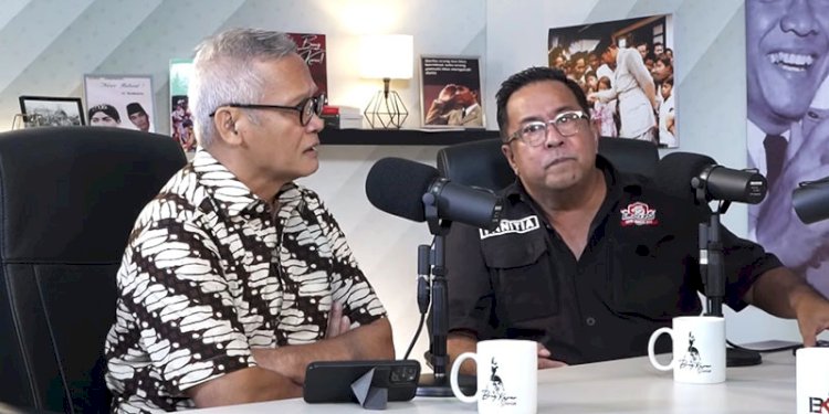 Pimpinan Badan Kebudayaan Nasional (BKN) PDI Perjuangan, Aria Bima dan Rano Karno/Ist