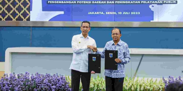 MoU Pemerintah Provinsi DKI Jakarta dan Pemerintah Provinsi Bali pembangunan LRT/Ist