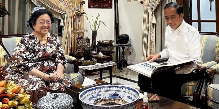 Megawati dan Presiden Jokowi/Net