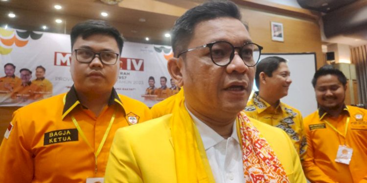 Ketua DPD Partai Golkar Jawa Barat, Ace Hasan Syadzily bersama Ketua DPD Hima Kosgoro 1957 Jabar/RMOLJabar