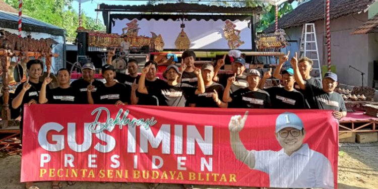 Pecinta Seni di Blitar Deklarasi dukungan untuk Muhaimin Iskandar/RMOLJatim