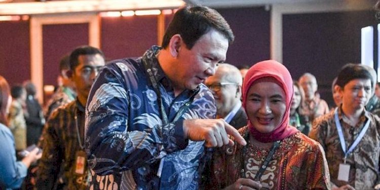 Direktur Utama Pertamina Nicke Widyawati dan Komisaris Utama Pertamina, Basuki Tjahaja Purnama alias Ahok/Net