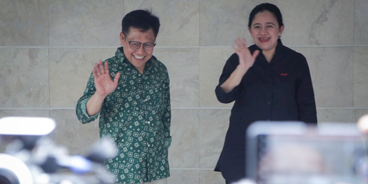 Ketum PKB, Muhaimin Iskandar, mendapat kunjungan Ketua DPP PDIP, Puan Maharani/RMOL