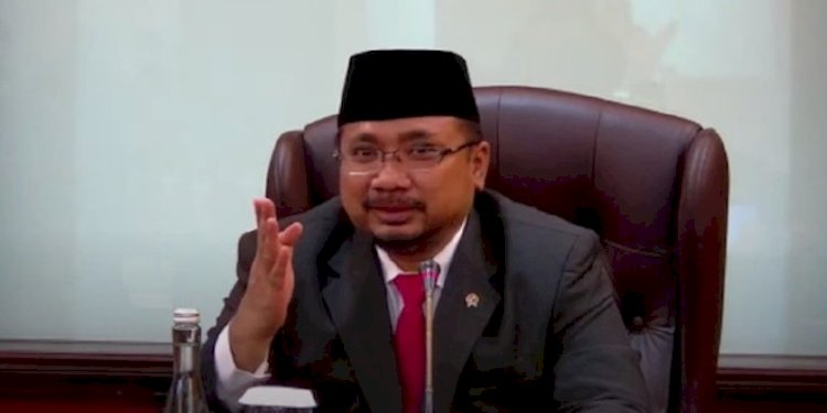 enteri Agama Yaqut Cholil Qoumas/Net