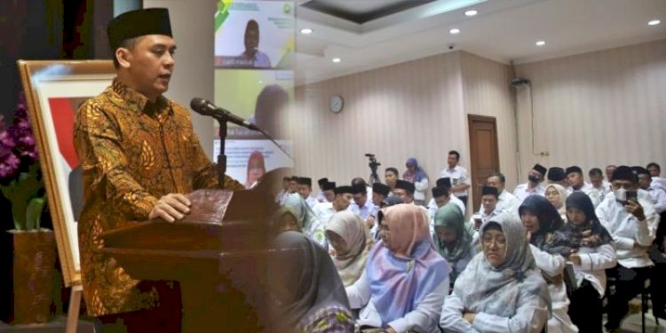  Wakil Menteri Agama Saiful Rahmat Dasuki di Kantor Kanwil Kemenag DKI Jakarta, Selasa (8/8)/Ist