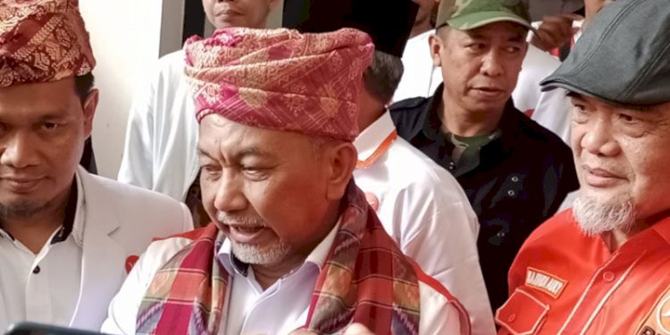 Presiden PKS Ahmad Syaikhu dan Ketua PKS Lampung Ahmad Mufti Salim (kiri), Sabtu (12/8)/RMOLLampung