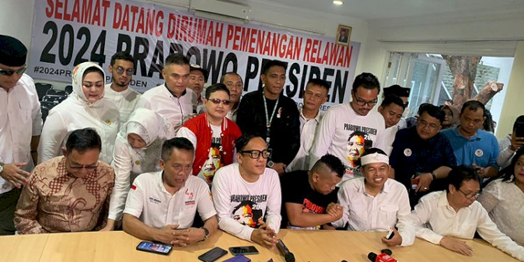 Jumpa pers di Rumah Relawan Pemenangan Prabowo 2024, Jalan Imam Bonjol, Menteng, Jakarta Pusat, Selasa (15/8)/RMOL
