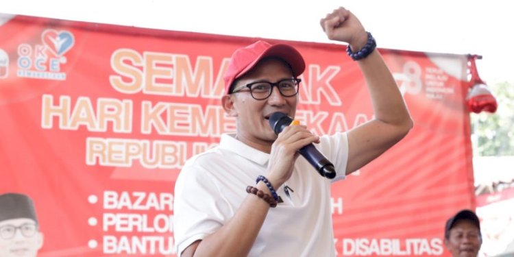 Menteri Pariwisata dan Ekonomi Kreatif (Menparekraf) Sandiaga Salahuddin Uno/Ist