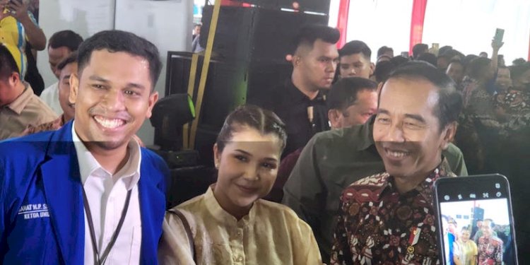 Presiden Joko Widodo saat menghadiri Pengukuhan dan Rakernas GAMKI/Net