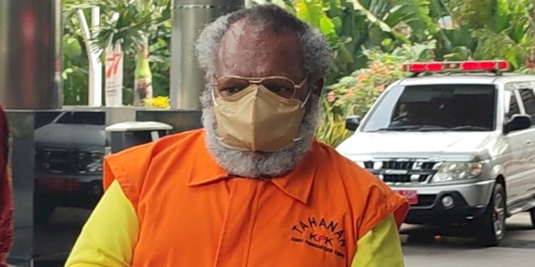 Bupati Mimika non aktif, Eltinus Omaleng/RMOL